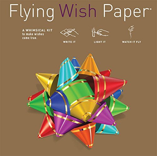 FLYING WISH PAPER® - Add a Bow and you're Good to Go! - RAIN BOW - 5" x 5" - Mini Kits