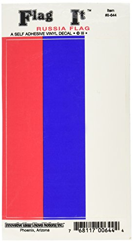 Republic of Russia flag decal for auto, truck or boat