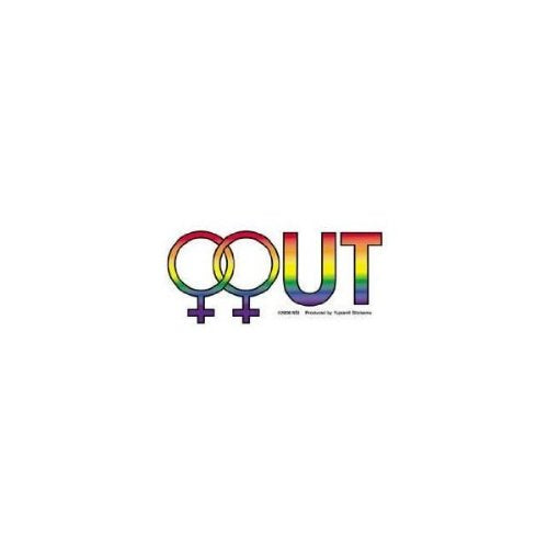 NSI - Rainbow Female Out - Window Sticker / Decal