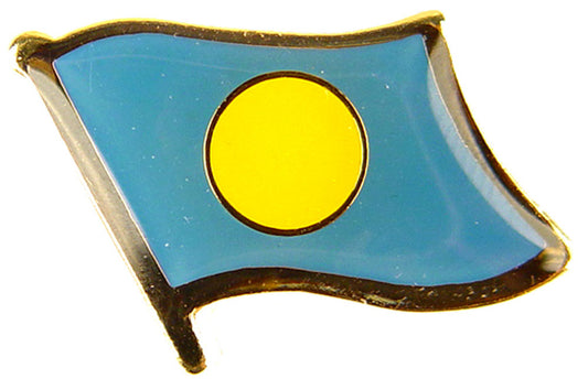 INTERNATIONAL, BELAU Flag - Original Artwork, Expertly Designed PIN - 1"