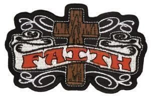 Enginehouse13 - Faith Patch - 3.75" x 2.5" - Embroidered Patch