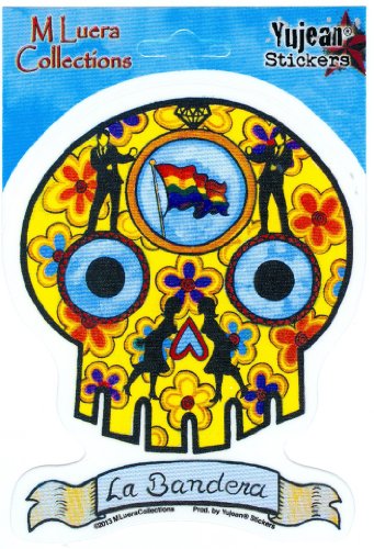 Maryann Luera - La Bandera Skull - Sticker / Decal