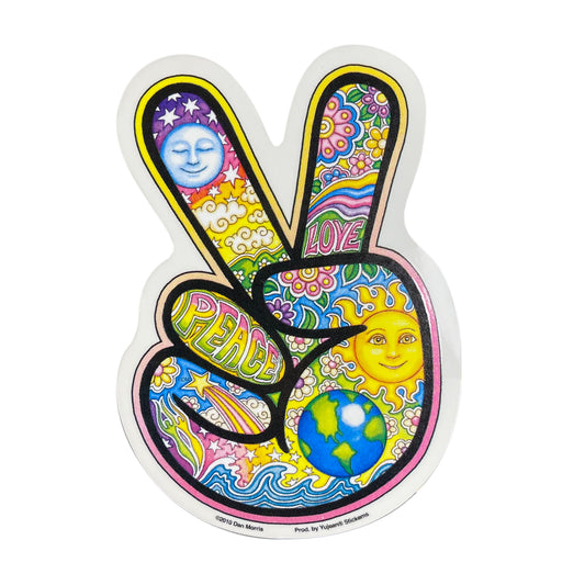 Dan Morris - Peace Fingers - Sticker / Decal
