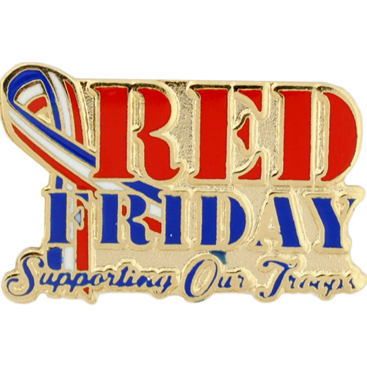 USA & PATRIOTIC, RED FRIDAY - Original Artwork, Expertly Designed PIN - 1.25"