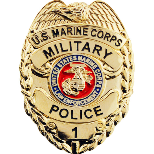 U.S. MARINE CORPS MILITARY POLICE BADGE - Original Artwork, Expertly Designed PIN - 1.0625"