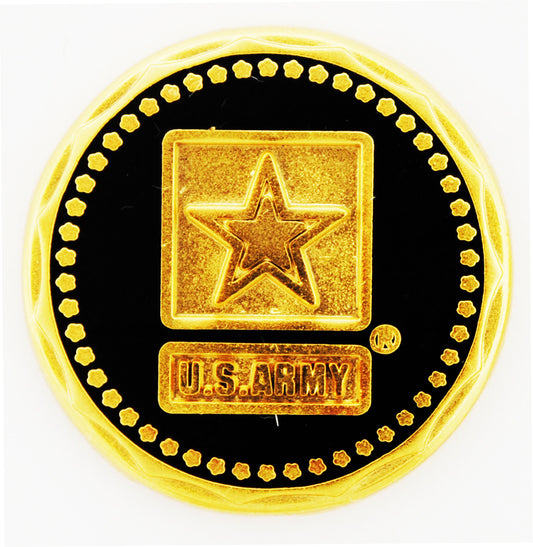 U.S. ARMY, ARMY LOGO STARS - Original Artwork, Expertly Designed PIN - 0.75"
