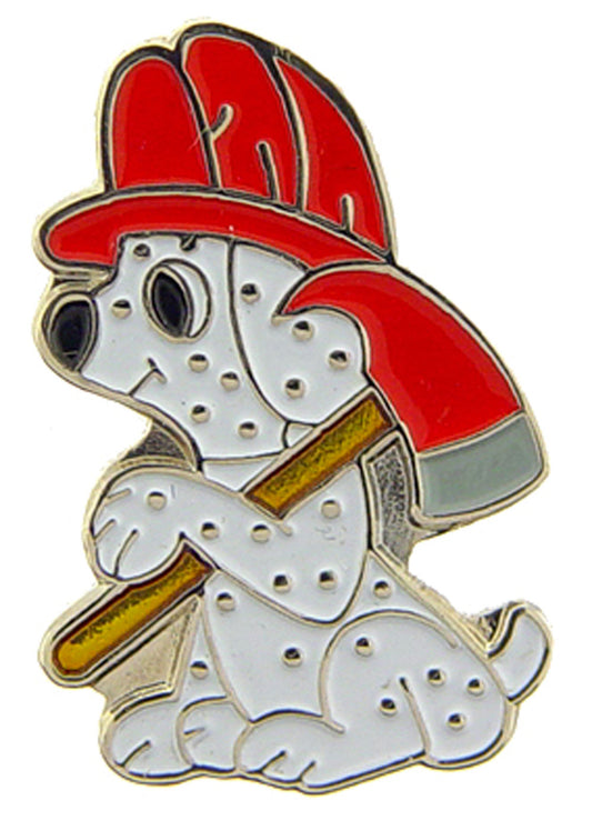 FIRE & EMS, DOG AXE - Original Artwork, Expertly Designed PIN - 1"