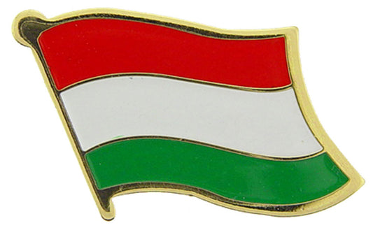 INTERNATIONAL, HUNGARY Flag - Original Artwork, Expertly Designed PIN - 1"