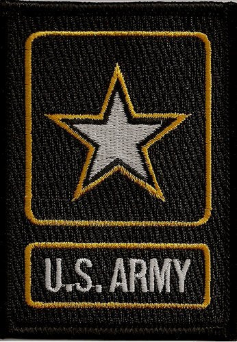 US Army Logo iron-on embroidered patch