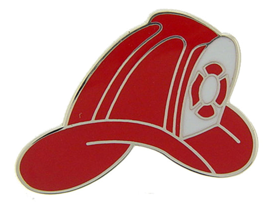 FIRE & EMS, FIRE HELMET Right - Original Artwork, Expertly Designed PIN - 1"