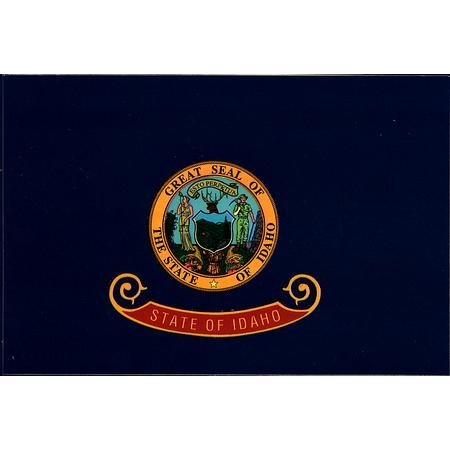 Idaho flag decal for auto, truck or boat