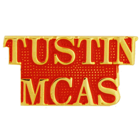 U.S. MARINES, USMC Script TUSTIN MCAS - Original Artwork, Expertly Designed PIN - 1"