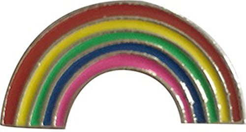 Rainbows Rainbow, Licensed Artwork Design PIN - 3D Rubber & Embossed Metal Lapel Pins - 1"