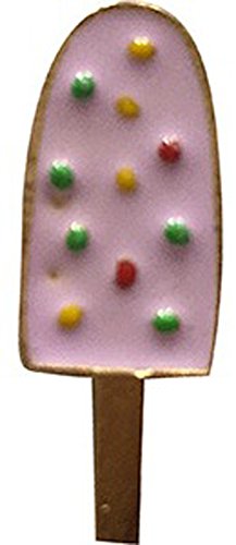 Food Popsicle, Licensed Artwork Design PIN - 3D Rubber & Embossed Metal Lapel Pins - 1"