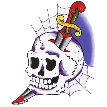 Sunny - Cobweb Skull, Officially Licensed Artwork - Sticker / Decal