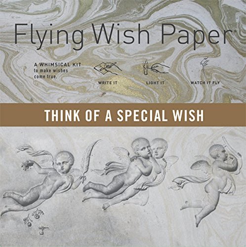 FLYING WISH PAPER® - Write it., Light it, & Watch it Fly - ANGELS, Spiritual Tool for Mediation & Affirmation - 5" x 5" - Mini Kits