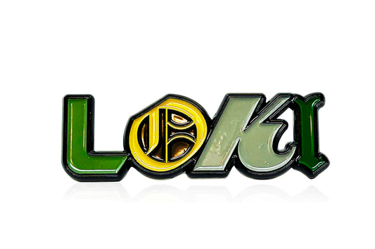 Official Marvel's LOKI PIN - Officially Licensed Original Disney+ Exclusive LOKI LOGO Enamel Lapel Pin - 2 cm x 5.75 cm