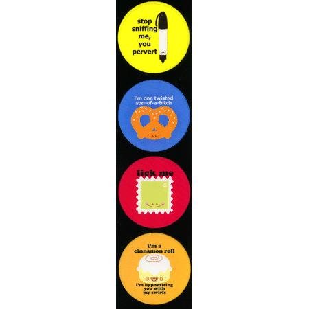Kawaii Not - Humor Sticker Set 3 - Set of 4 Stickers / Decals