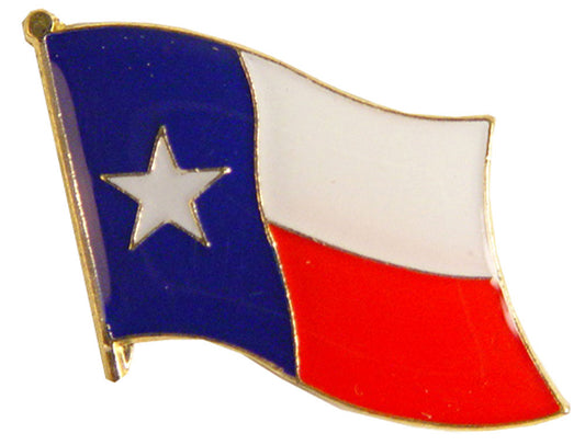USA STATES, TEXAS Flag - Original Artwork, Expertly Designed PIN - 1"