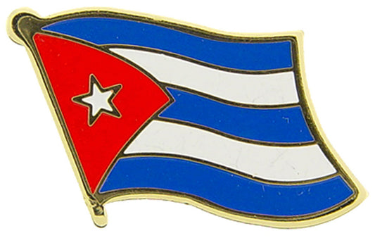INTERNATIONAL, CUBA Flag - Original Artwork, Expertly Designed PIN - 1"