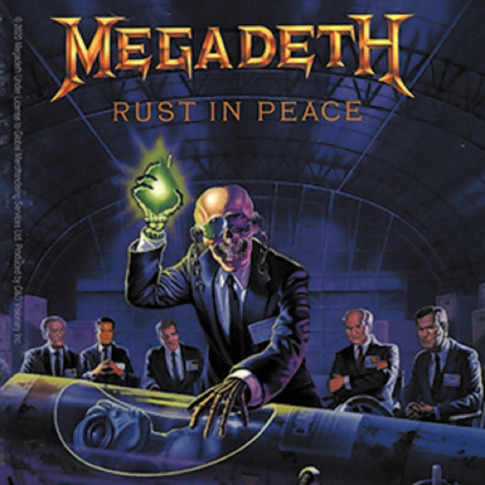 MEGADETH RUST IN PEACE STICKER - Megadeth Orignal Artwork Premium Decal STICKER - 4" x 4"