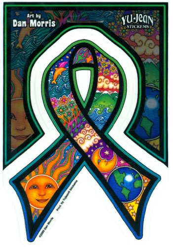 Dan Morris - Earthday Ribbon - Sticker / Decal