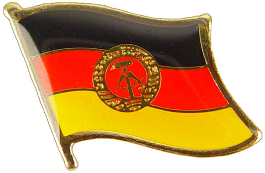 INTERNATIONAL, GERMANY EAST Flag - Original Artwork, Expertly Designed PIN - 1"