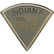 INDIANA STATE POLICE PIN, UNITED STATES Patriotic Officially Licensed USA America Artwork, Expertly Designed PIN - 1"