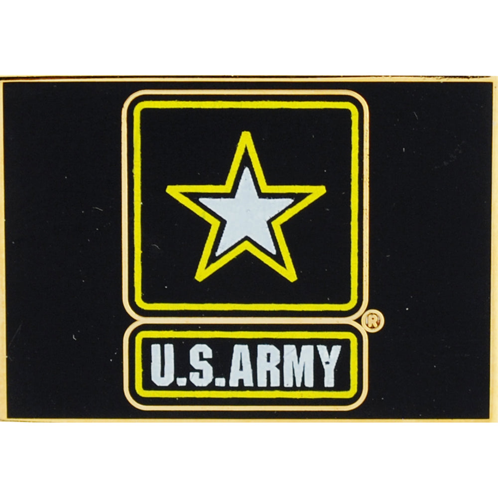 U.S. ARMY, ARMY LOGO FLAG - Original Artwork, Expertly Designed PIN - 1.5"