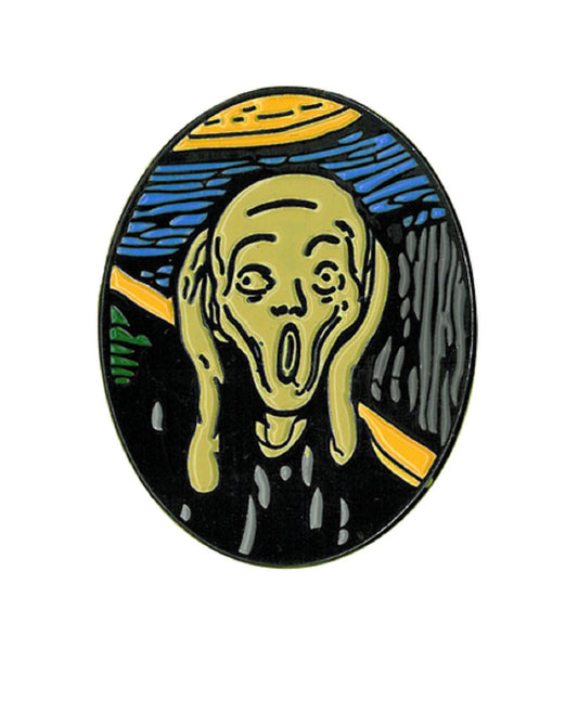 SCREAM ENAMEL PIN, Licensed Original Artwork by Matt Stewart - 1.25"