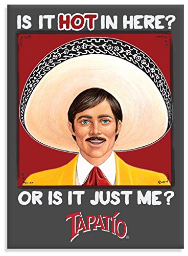 Tapatio, IS IT HOT IN HERE, Officially Licensed Tapatio Hot Sauce Brand, Heavy Duty MAGNET - 2.5" x 3.5"