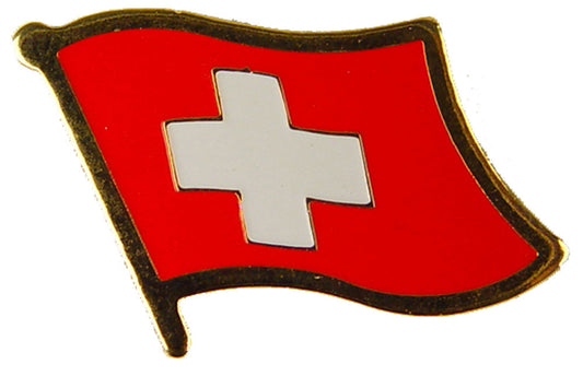 INTERNATIONAL, SWITZERLAND Flag - Original Artwork, Expertly Designed PIN - 1"
