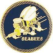 USN, SEABEES - Officially Licensed Original Artwork, Expertly Designed , PIN - 1"