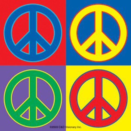 Licenses Products Generic Four Peace Sticker