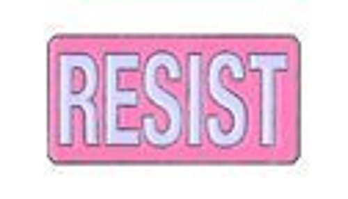 PINK RESIST, Licensed Original Artwork, Expertly Designed ENAMEL PIN - 1"
