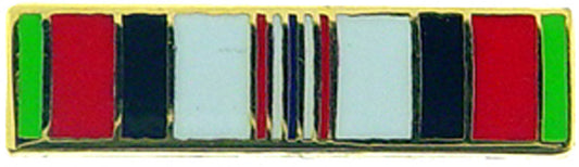 U.S. MILITARY, RIBBON AFGHANISTAN CAMPAIGN - Original Artwork, Expertly Designed PIN - 0.6875"