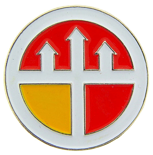 U.S. ARMY, ARMY CORP OF ENGLAND Command - Original Artwork, Expertly Designed PIN - 1"