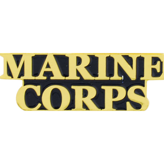 U.S. MARINES, SCRIPT MARINE CORPS - Original Artwork, Expertly Designed PIN - 1.5"