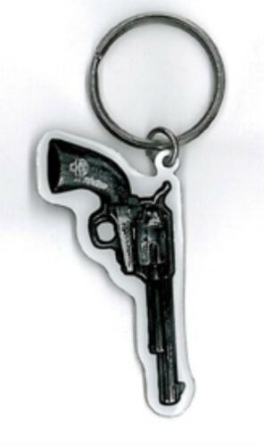 GUN - METAL KEYCHAIN RETRO PISTOL KEY RING SIZE: 1.25" X 2.5" NEW