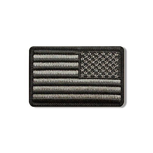 RIGHT ARM FLAG URBAN, Iron-On / Saw-On High Thread Embroidered Rayon PATCH - 3" x 2"