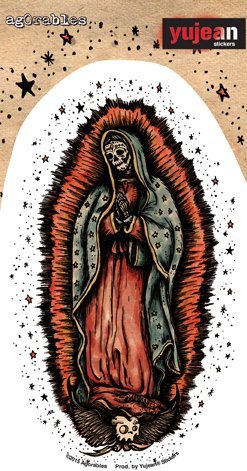 Officially Licensed & Trademarked Products Agorables - Our Lady of Guadalupe - 5.5" x 3.25" - for A Dia de Los Muertos M