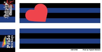 NSI - Leather Fetish BDSM Flag - Sticker / Decal