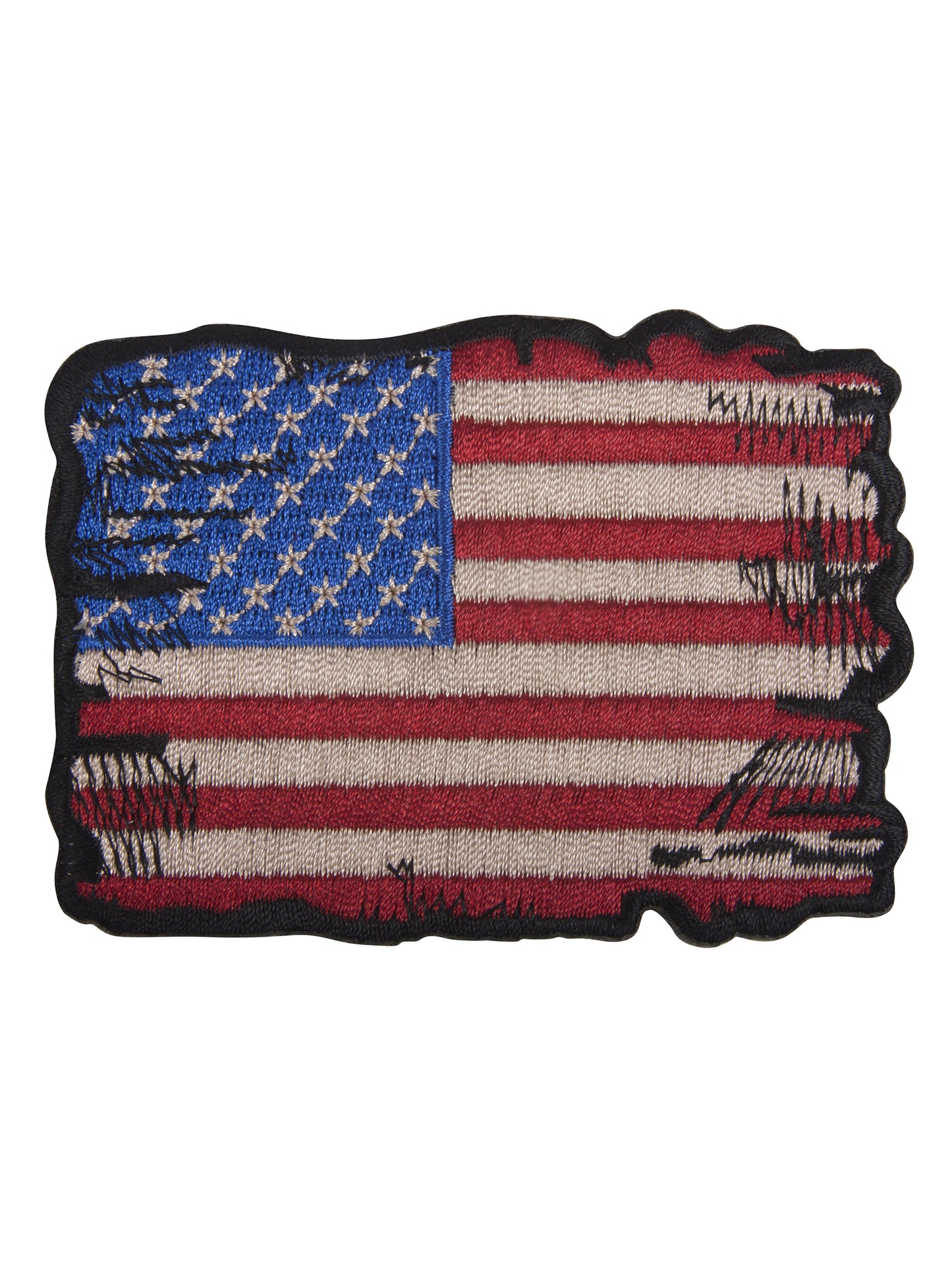 C&D Visionary P-DSX-4825 DSX Tattered US Flag Patch, Multi Color