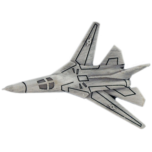 AIRCRAFT & HELICOPTERS, APL F-111 AARDVARK Pewter - Original Artwork, Expertly Designed PIN - 1.50"