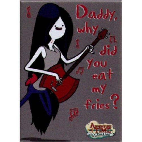Adventure Time Daddy Why Did You Eat? Magnet