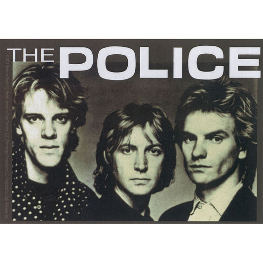 C&D Visionary The Police Photo on Green Sticker