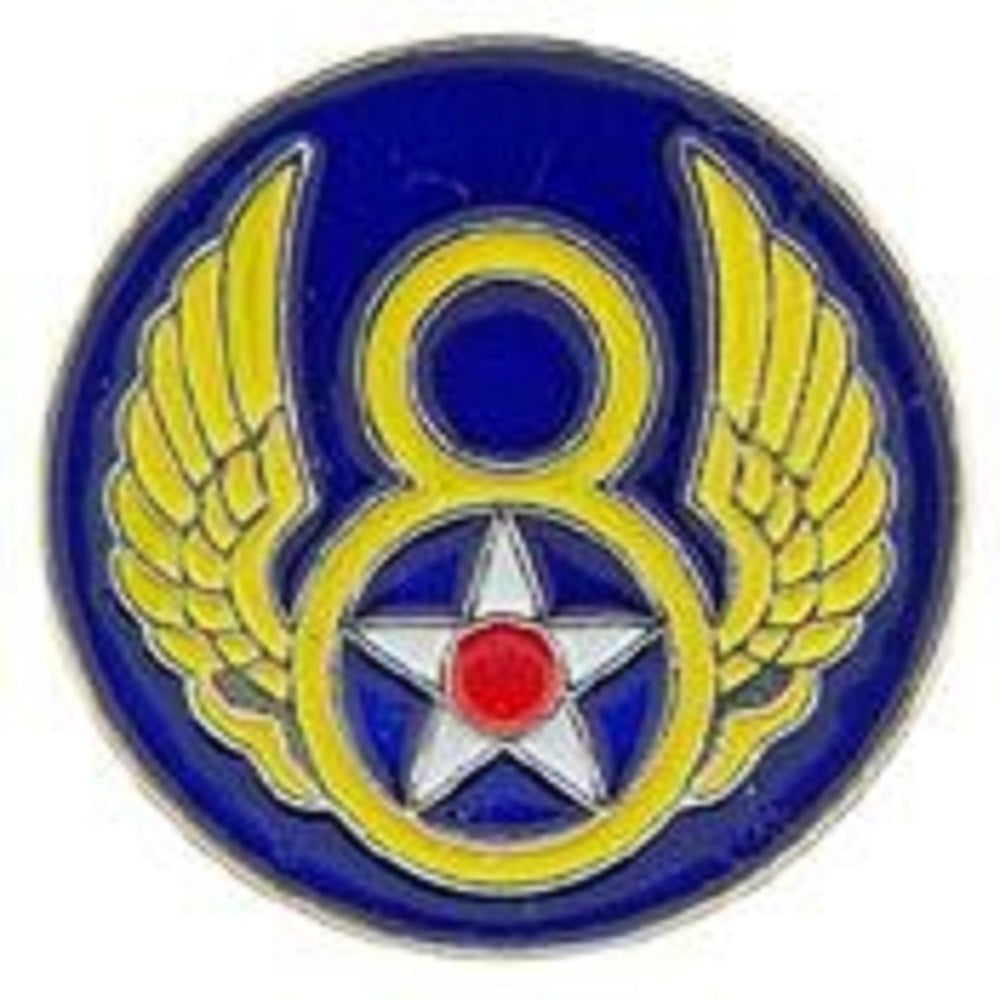 U.S. AIR FORCE, USAF 8th - Original Artwork, Expertly Designed PIN - 1"