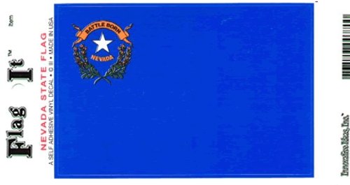Nevada flag decal for auto, truck or boat