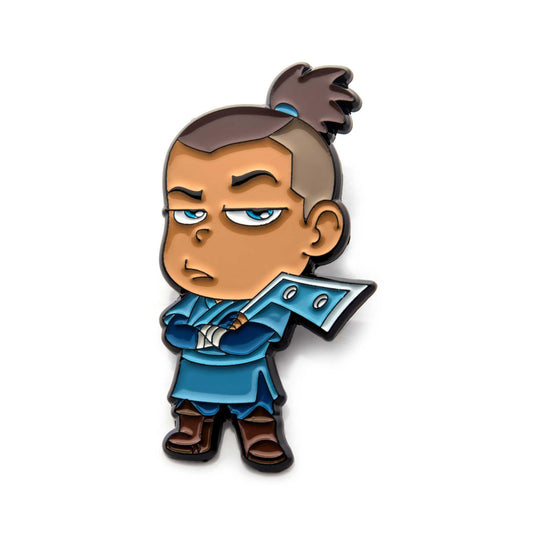 AVATAR SOKKA CHIBI PIN, Officially Licensed Nickelodeon's Animated Television Series Avatar Sokka Chibi Enamel Pin