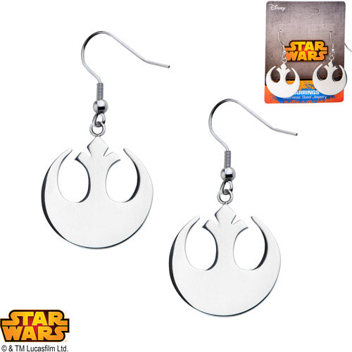 Star Wars Rebel Alliance Jewelry Earrings - Stainless Steel Dangle Hook Drop Earrings Set
